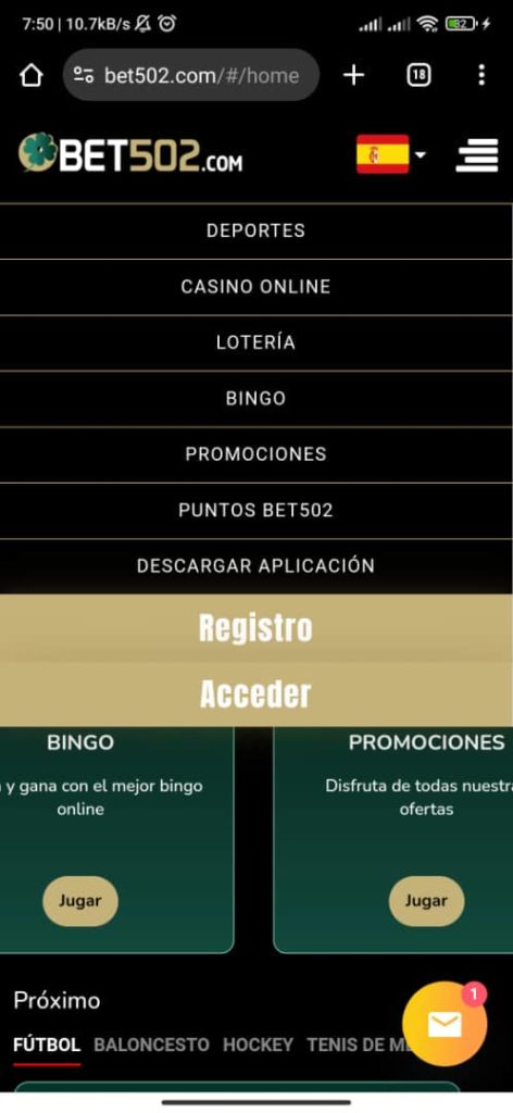 cómo me registro en bet502 casino