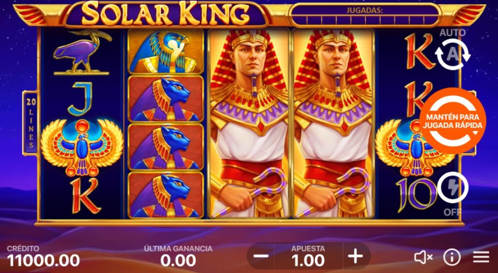 Dónde puedo jugar a Slot Solar King