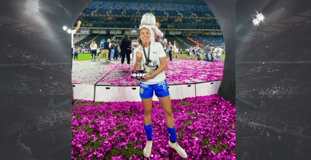 Ana Lucía Martínez se corona campeona con las Rayadas de Monterrey