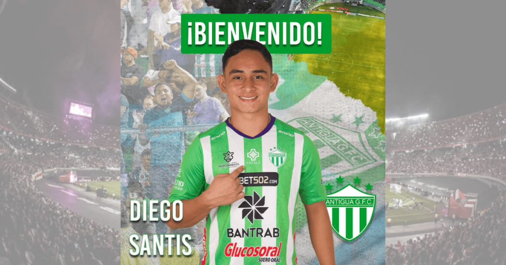 Antigua GFC presentó a Diego Santis